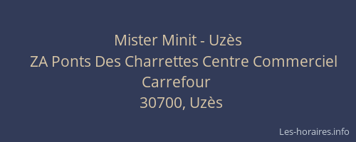 Mister Minit - Uzès