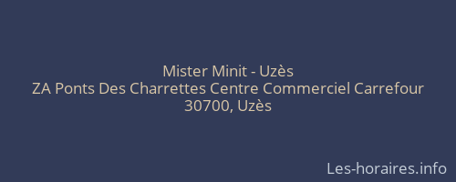 Mister Minit - Uzès