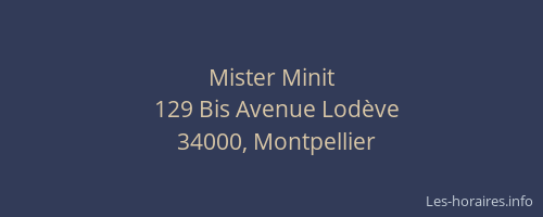 Mister Minit