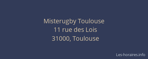 Misterugby Toulouse