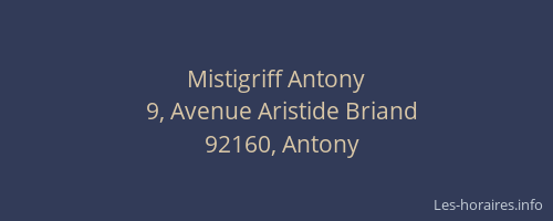 Mistigriff Antony