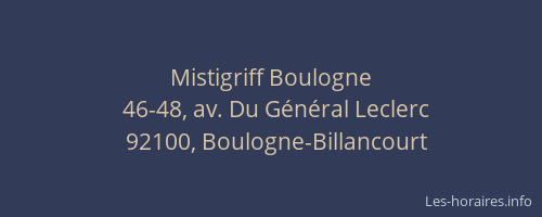 Mistigriff Boulogne