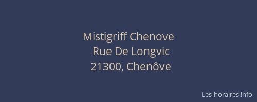 Mistigriff Chenove