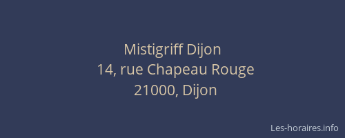 Mistigriff Dijon