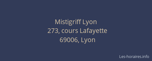 Mistigriff Lyon