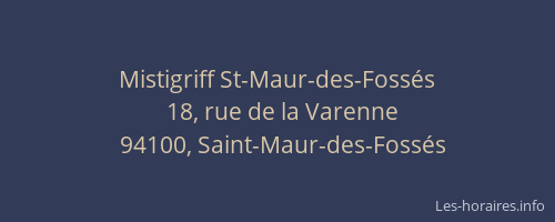 Mistigriff St-Maur-des-Foss&eacute;s