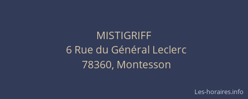 MISTIGRIFF