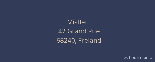 Mistler
