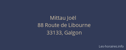 Mittau Jo&euml;l