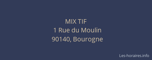 MIX TIF