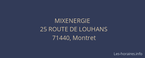 MIXENERGIE