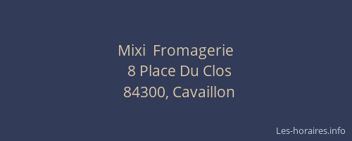 Mixi  Fromagerie