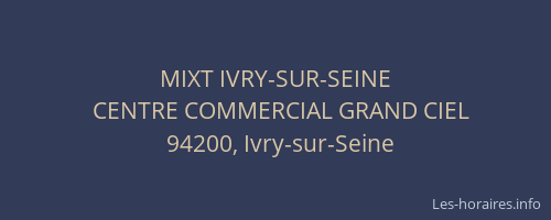 MIXT IVRY-SUR-SEINE