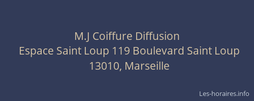 M.J Coiffure Diffusion