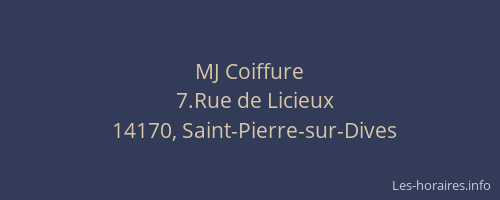 MJ Coiffure