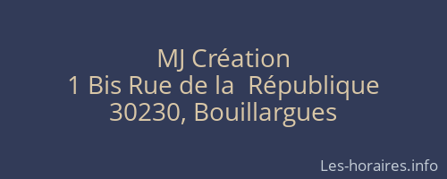 MJ Création
