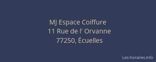 MJ Espace Coiffure