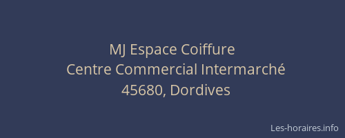 MJ Espace Coiffure