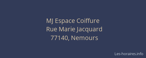 MJ Espace Coiffure