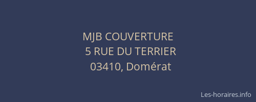 MJB COUVERTURE