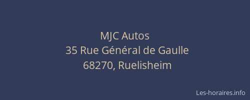 MJC Autos