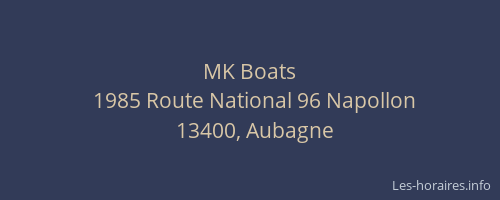 MK Boats