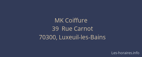 MK Coiffure
