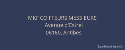 MKF COIFFEURS MESSIEURS