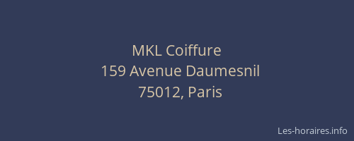 MKL Coiffure