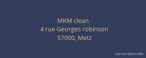 MKM clean