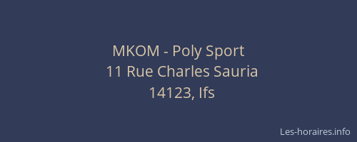 MKOM - Poly Sport