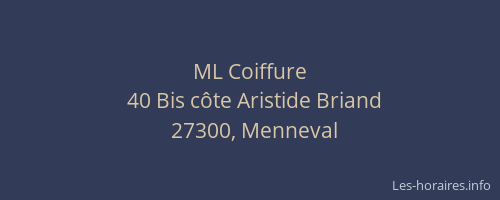 ML Coiffure