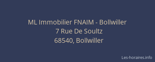 ML Immobilier FNAIM - Bollwiller