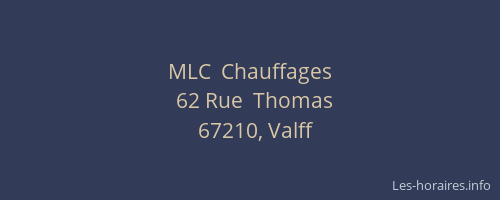 MLC  Chauffages