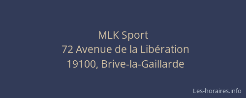 MLK Sport
