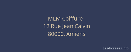MLM Coiffure