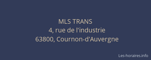 MLS TRANS