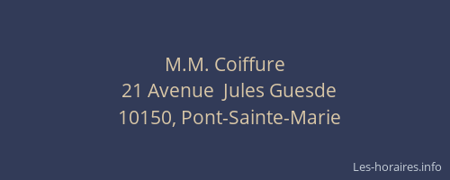 M.M. Coiffure