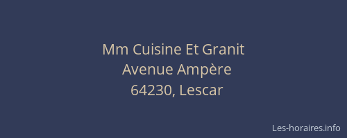 Mm Cuisine Et Granit
