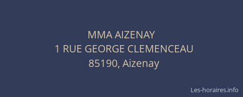 MMA AIZENAY