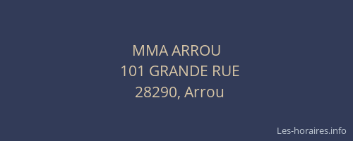 MMA ARROU