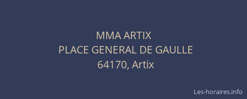 MMA ARTIX