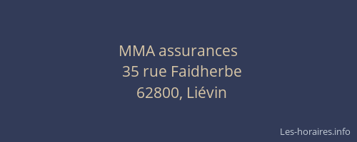 MMA assurances