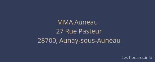 MMA Auneau