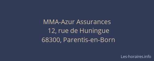 MMA-Azur Assurances