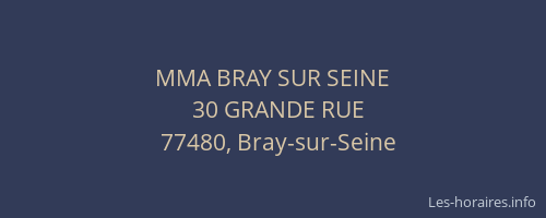 MMA BRAY SUR SEINE