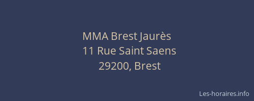 MMA Brest Jaurès