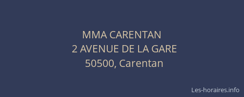 MMA CARENTAN