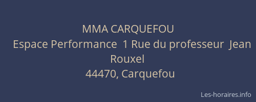 MMA CARQUEFOU