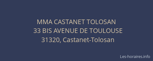 MMA CASTANET TOLOSAN